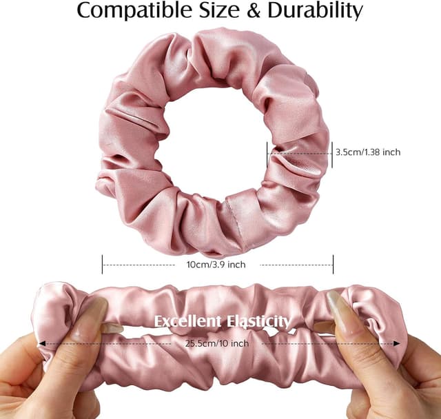 Thumbnail 3 de Umisleep Silk Scrunchies 22 Momme Hair Ties