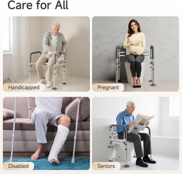 Thumbnail 5 de Loyoda Toilet Safety Rails, height-adjustable ⚙