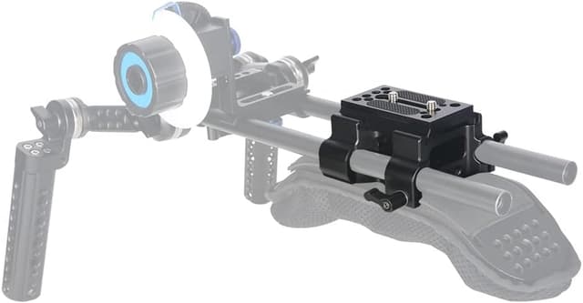 Thumbnail 6 de NICEYRIG Quick Release Plate for Manfrotto 577/501/500/701 with 15mm Dual Rod Clamp