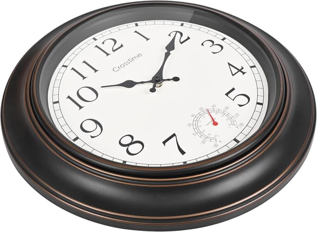 Thumbnail 1 de Crosstime Large Retro Wall Clock 45cm