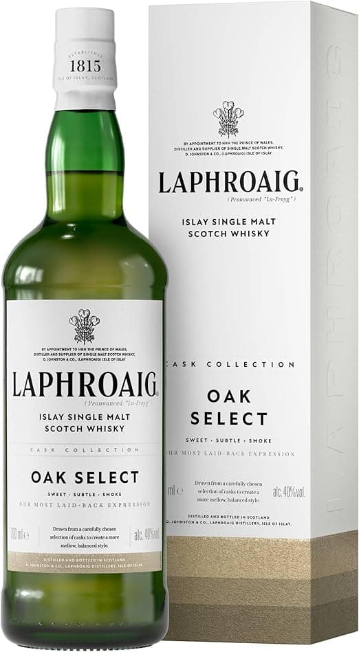 Imagen de Laphroaig Oak Select Whisky Escocés Islay 700ml 🥃 en OfertitasTOP