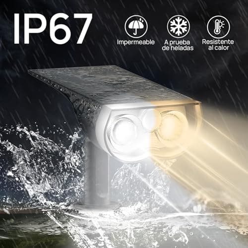 Thumbnail 3 de Linkind 1000Lm 💡 Luces solares exteriores con sensor, 4 piezas