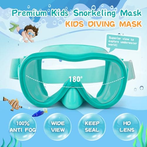 Thumbnail 1 de Kids Swim Goggles with Nose Cover ⚡