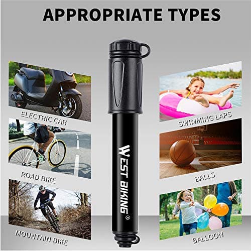 Thumbnail 2 de Mini Bike Pump Aluminium Alloy 1 Pump for Road & Mountain Bikes