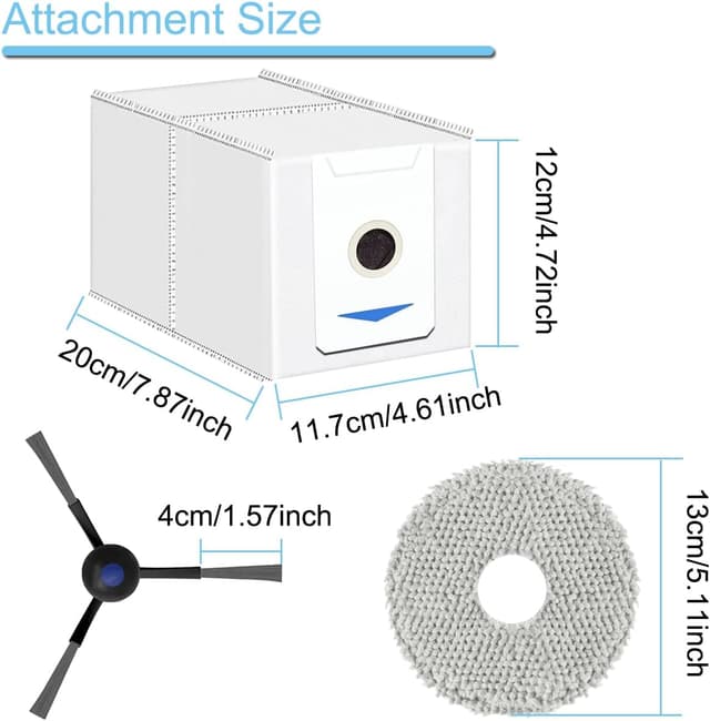 Thumbnail 6 de EATBALE Accessory Set for Ecovacs Deebot T30 Omni