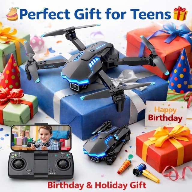 Thumbnail 6 de Drohne mit Kamera 1080P für Kinder – RC-Quadcopter Einsteiger mit 1-Tasten-Start, Höhenhaltung und bis zu 36 Min Flugzeit (White)