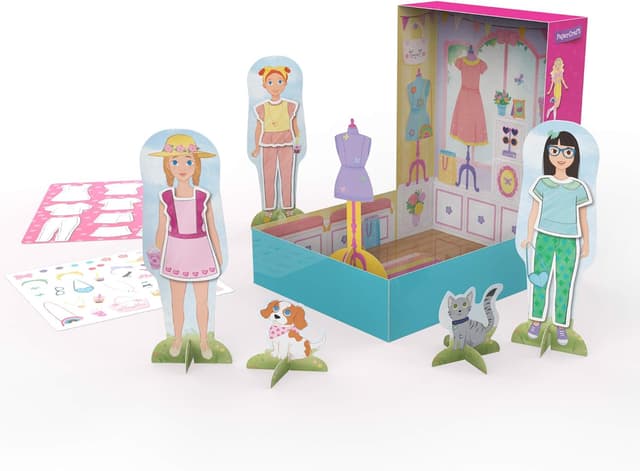 Detalle de PaperCraft Sweet Boutique paper dolls 3+ 🎨