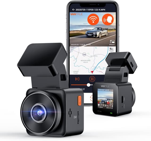 Detalle de VANTRUE E1 Lite Dash Cam 1080P