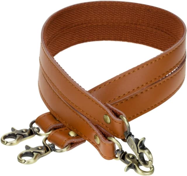 Thumbnail 4 de ALLZEDREAM Correa para bolso de piel auténtica, marrón M