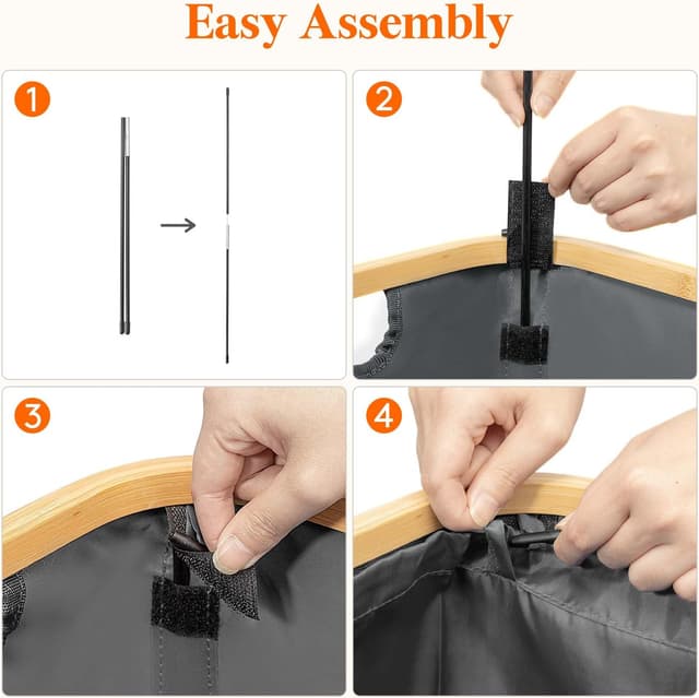 Thumbnail 5 de Lifewit Cesto Ropa Sucia Estrecho 50L