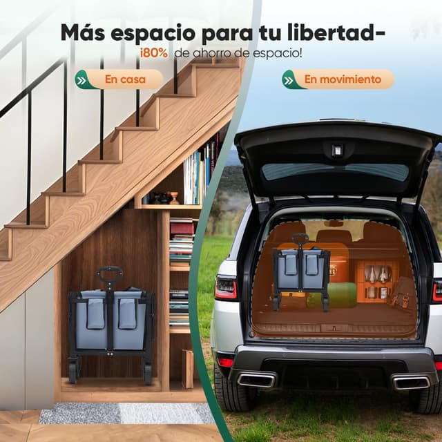 Thumbnail 4 de Sekey Carro Plegable 60L Azul 80kg