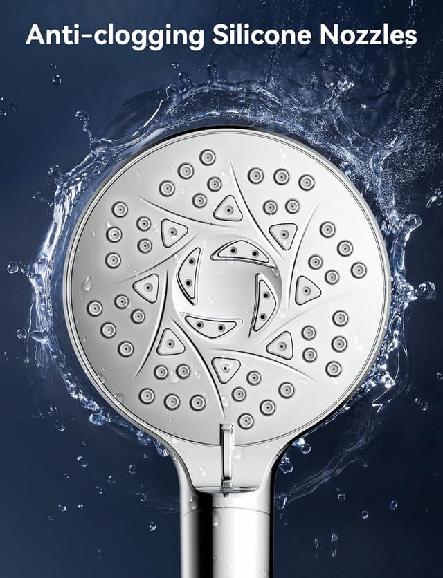 Detalle de Magichome Duschkopf mit Filter und 6 Strahlarten – 20-stufige Filtration, bis zu 2 m Schlauch