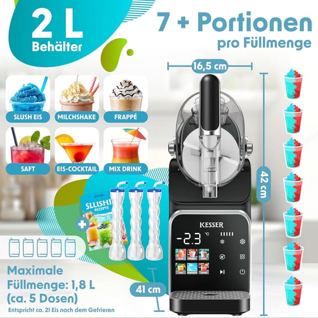 Detalle 2 de KESSER Slush Eis Maker 2L