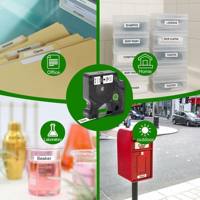 Thumbnail 5 de Molabel D1 12 mm x 7 m Schriftbänder 5er-Pack