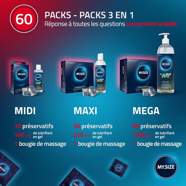 Thumbnail 5 de MY.SIZE Classic Préservatifs 60 mm 36 pièces