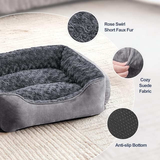 Detalle 2 de JOEJOY Dog Bed Medium washable anti-anxiety mattress