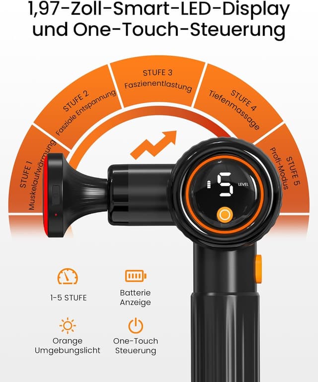 Thumbnail 5 de Napre Massagepistole 3 Winkel đ