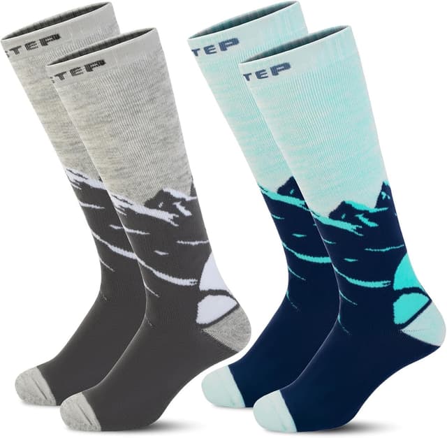 Detalle de LEOSTEP LEOSTEP 2 Ski Kompressionssocken 2 Paar