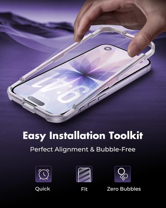 Detalle de UNBREAKcable pellicola schermo iPhone 17 vetro 9H