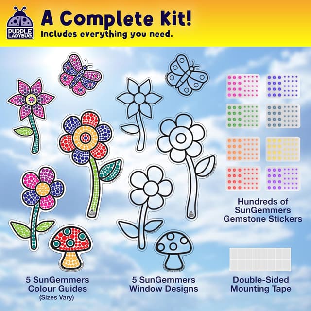 Detalle de SunGemmers Suncatcher Craft Kit for Kids
