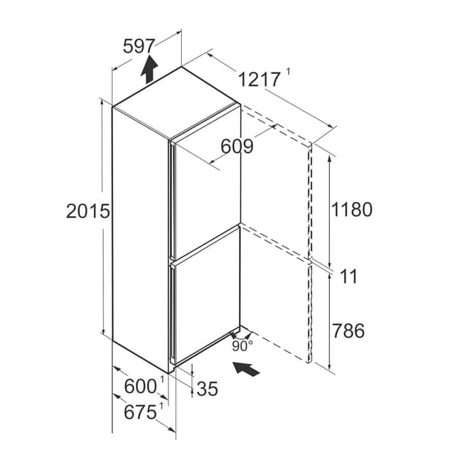 Thumbnail 1 de Liebherr CNc5703 Frigorífico Combi con EasyFresh ❄️