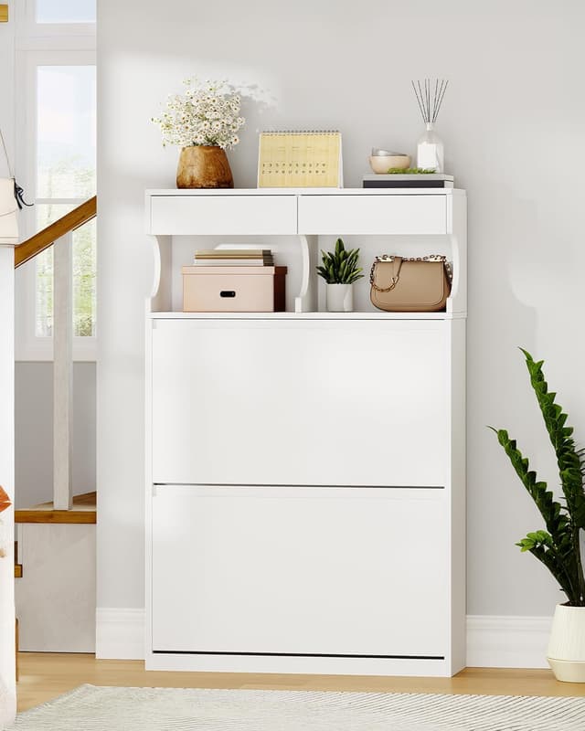 Thumbnail 2 de Hzuaneri zapatero estrecho de madera 16 pares