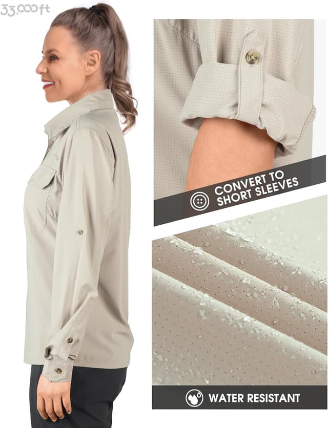Detalle de 33,000ft Damen UPF50+ Outdoorhemd