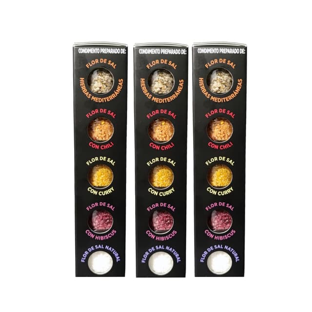 Imagen de TERRAMAR MALLORCA Flor de Sal BLACK EDITION 3x100g en OfertitasTOP