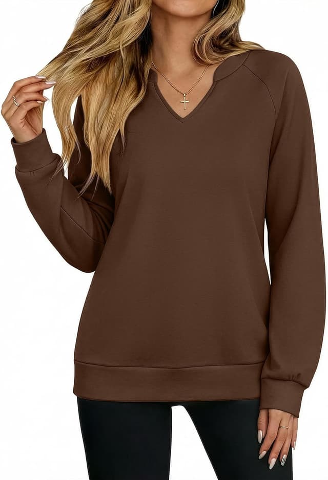 Detalle de Aottori Felpa donna in cotone, senza cappuccio