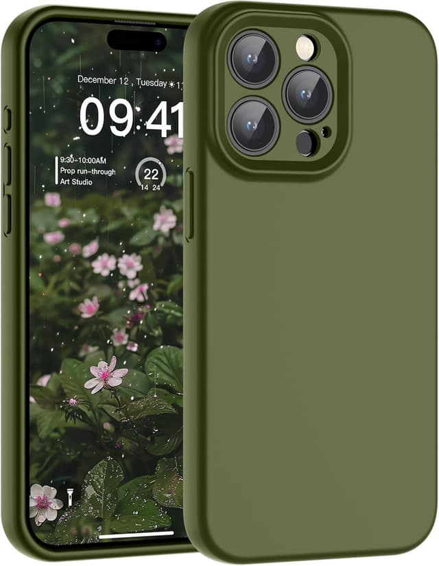 Detalle de SUPFINE iPhone 14 Pro Max Case Cedar Green