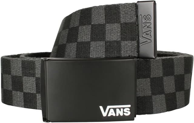 Detalle de Vans Men’s Deppster II Web Belt with Logo Snap Buckle (One Size, pack of 1)
