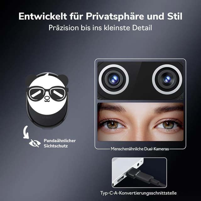 Thumbnail 3 de EMEET Piko+ 4K Webcam Dual-Kamera