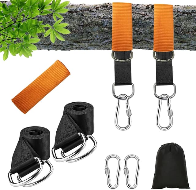 Detalle de MINVOO Correas de Hamacas 5 x 50 cm 450KG