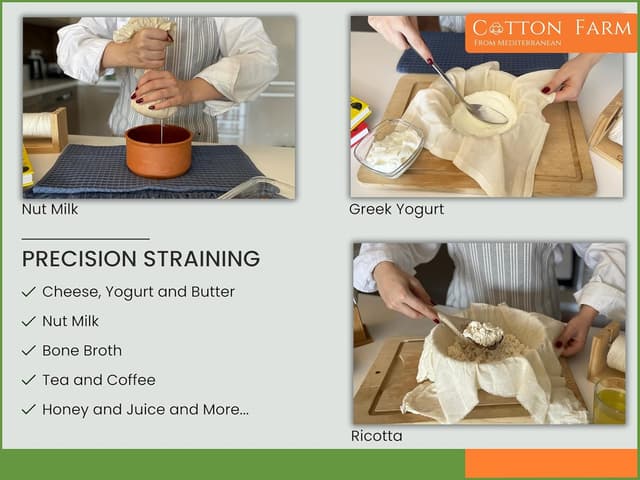 Thumbnail 3 de Cotton Farm Grade 100 XL Cheese Cloth 36x36 Inch