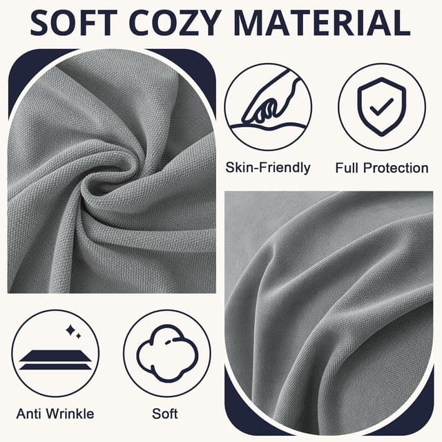 Thumbnail 5 de Royhom Impermeable Funda sofá 3 plazas 340x180 cm