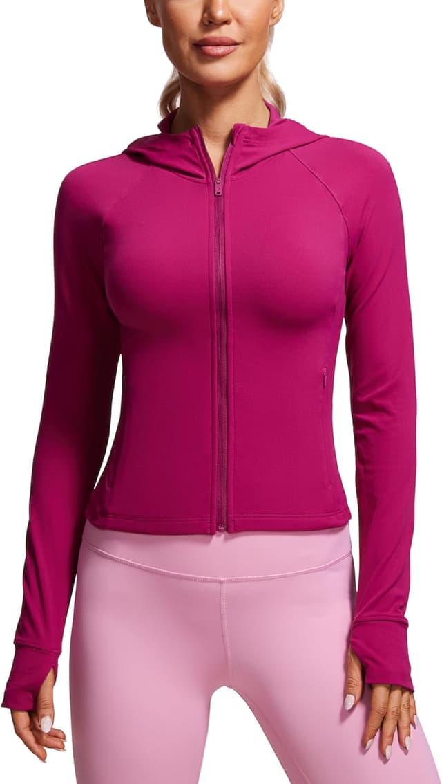 Thumbnail 6 de CRZ YOGA giacca da allenamento con zip intera Butterluxe da donna, vestibilità slim