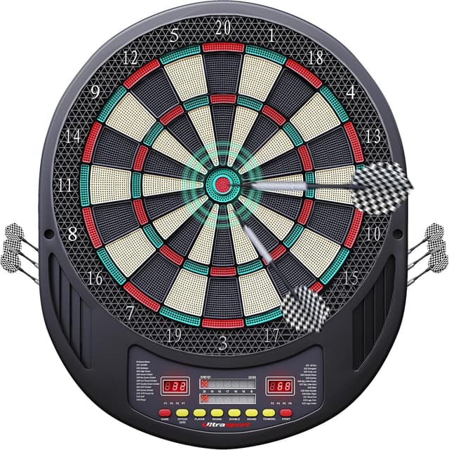 Detalle de Elektrische Dartscheibe von Ultrasport 33 Spiele