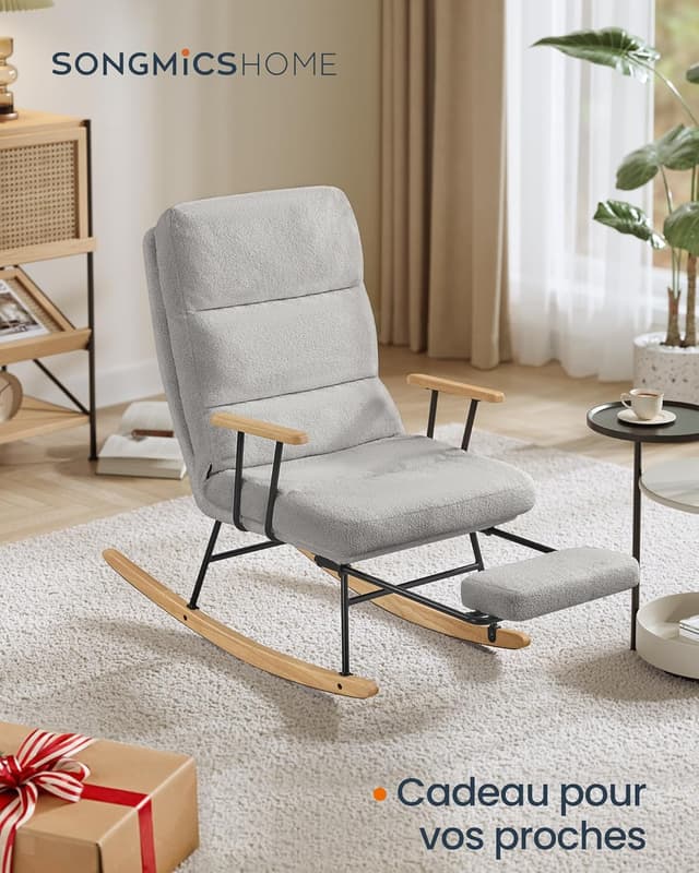 Thumbnail 3 de SONGMICS HOME Fauteuil à bascule 160 kg