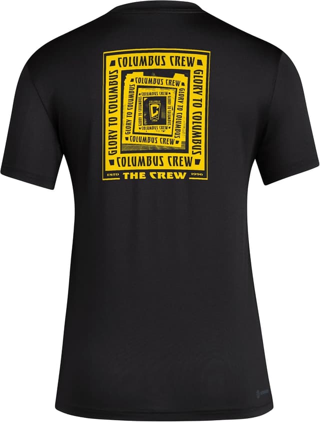 Detalle 2 de adidas Women’s Columbus Crew Local Warp Pre-Game Short Sleeve T-Shirt