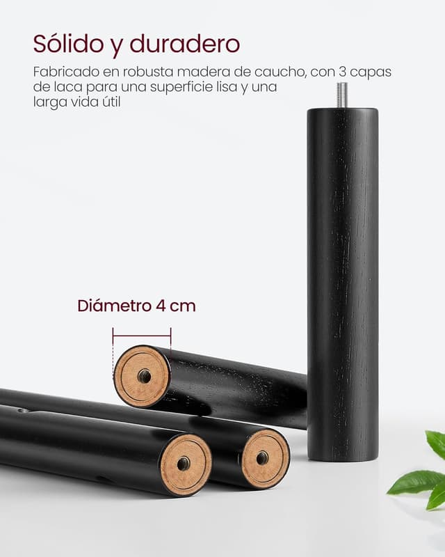 Detalle 2 de VASAGLE Perchero árbol 8 ganchos madera