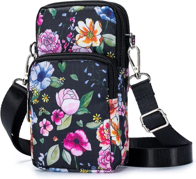 Detalle de SUCIKORIO borsetta porta cellulare da donna impermeabile con tracolla regolabile