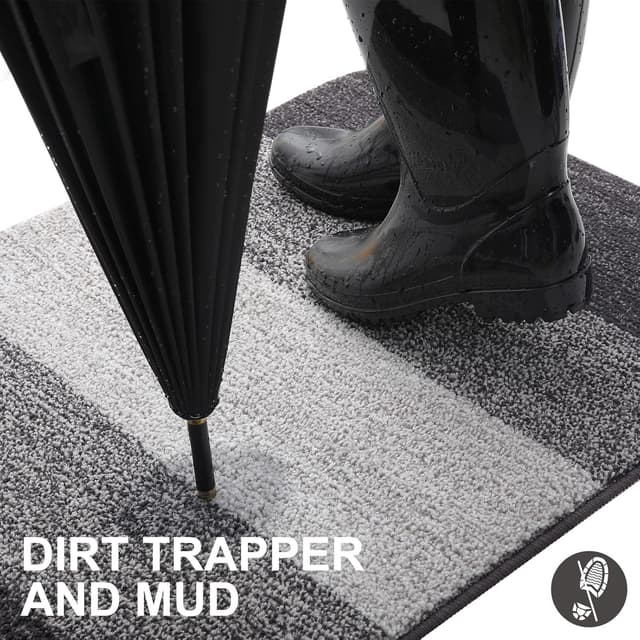 Detalle de Homaxy dirt trapper door mat 50 x 80 cm