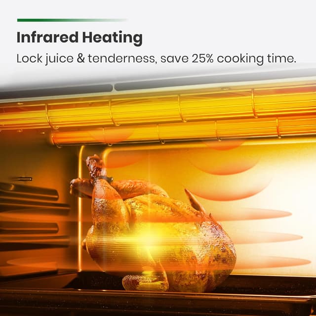 Detalle 2 de VAL CUCINA Infrared Air Fryer Toaster Oven 6-slice ๐