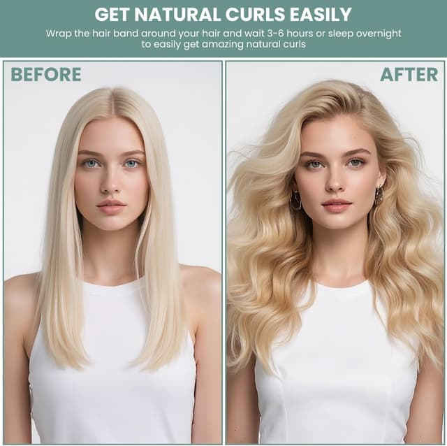 Detalle 1 de BUTBU bigodini senza calore 5 kit verde