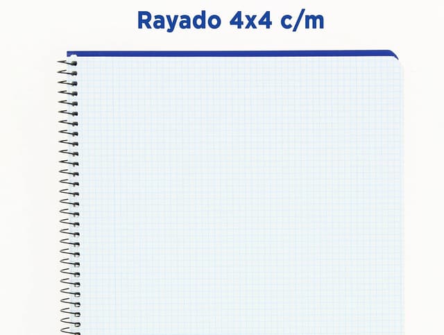 Thumbnail 5 de Enri Cuadernos A4 CuadrÃcula 4x4 Tapa Dura Pack 5 📓