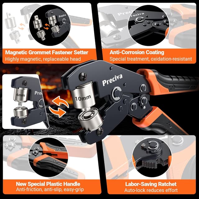 Thumbnail 5 de Preciva 6+10mm Oeillets Kit