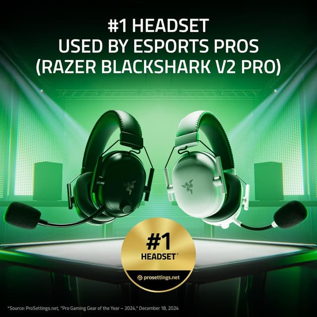 Detalle 2 de Razer BlackShark V2 Pro wireless gaming headset 70h