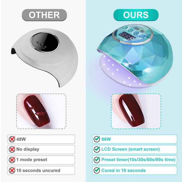 Thumbnail 6 de Janolia Nageltrockner Lampe 86 W LED-UV