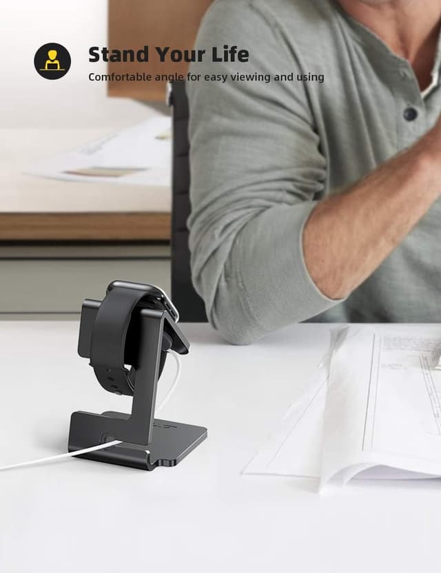 Thumbnail 2 de Lamicall Stand for Apple Watch 49mm docking stand