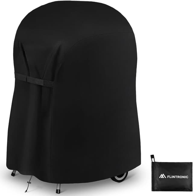 Detalle de flintronic Waterproof BBQ Cover for Gas Grills (76 x 66 x 110cm) – windproof, rip-proof & UV resistant